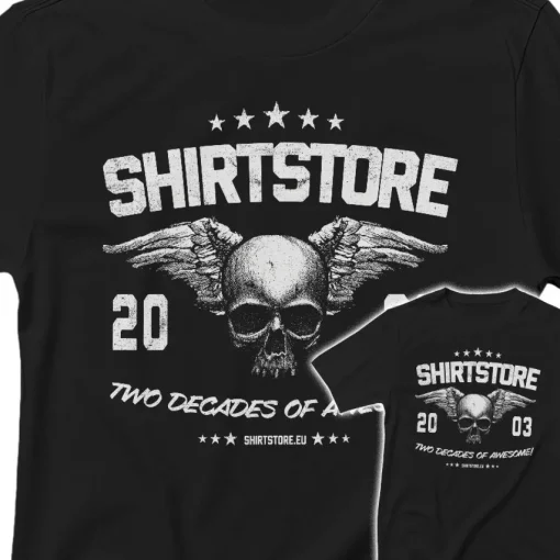 Shirtstore Skull 'n Wings T-Shirt