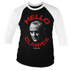 Silence Of The Lambs - Hello Clarice Baseball 3/4 Sleeve Tee