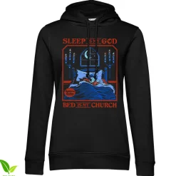Sleep Is My God - Bed Is My Church Girly Hoodie