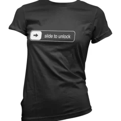 Slide To Unlock Girly Tee