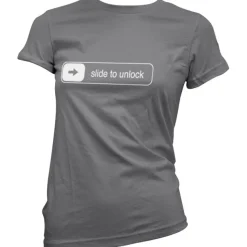 Slide To Unlock Girly Tee