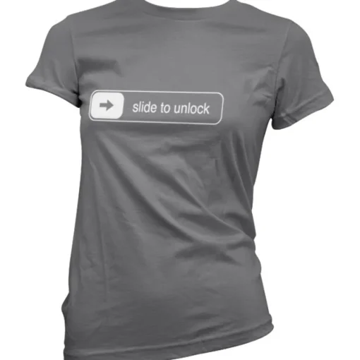 Slide To Unlock Girly Tee