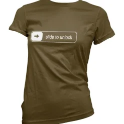 Slide To Unlock Girly Tee