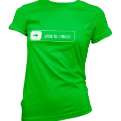 Slide To Unlock Girly Tee