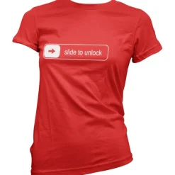 Slide To Unlock Girly Tee