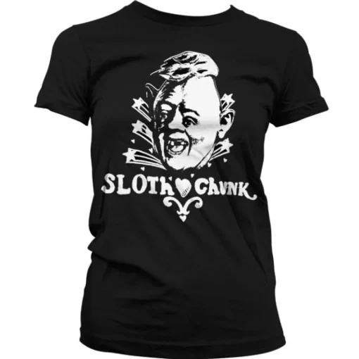 Sloth Loves Chunk Girly T-Shirt