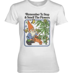 Smell The Flowers Girly Tee