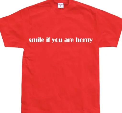 Smile If You Are Horny T-Shirt