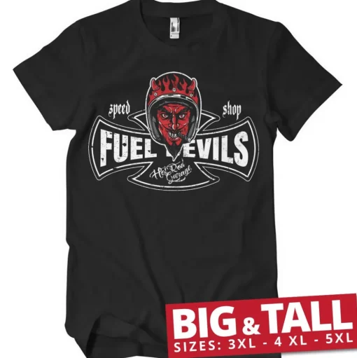 Smiling Devil Speed Shop Big & Tall T-Shirt