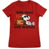 Snoopy - Too Cool For School Girly Tee