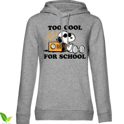 Snoopy - Too Cool For School Girly Hoodie