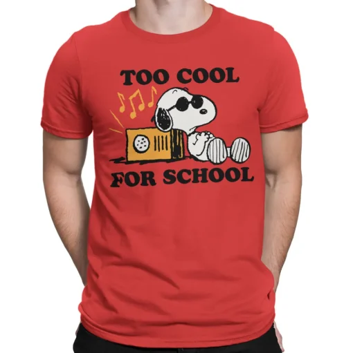 Snoopy - Too Cool For School T-Shirt