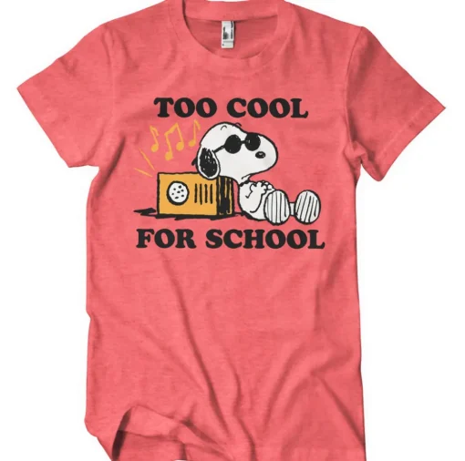 Snoopy - Too Cool For School T-Shirt