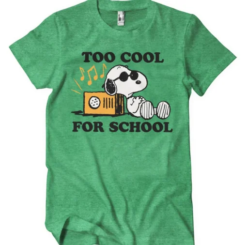 Snoopy - Too Cool For School T-Shirt