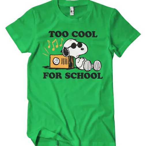 Snoopy - Too Cool For School T-Shirt
