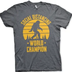 Social Distancing World Champion T-Shirt