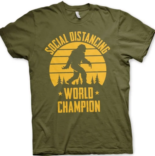 Social Distancing World Champion T-Shirt