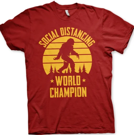Social Distancing World Champion T-Shirt