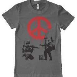 Soldiers Painting CND Sign T-Shirt