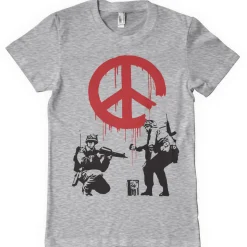 Soldiers Painting CND Sign T-Shirt