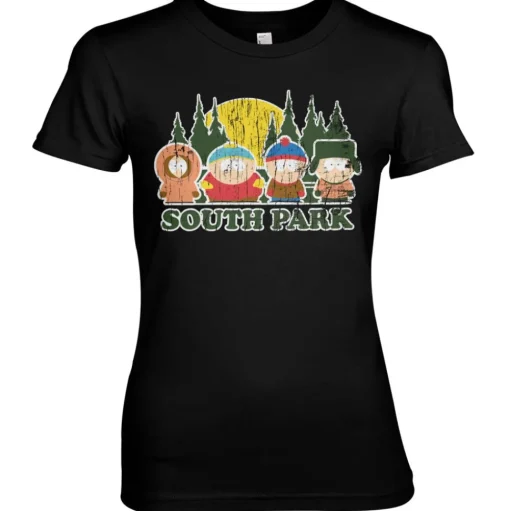 South Park Distressed Girly Tee