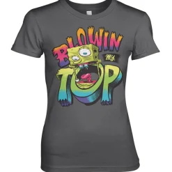 SpongeBob Blowin My Top Girly Tee