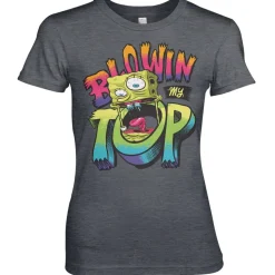 SpongeBob Blowin My Top Girly Tee