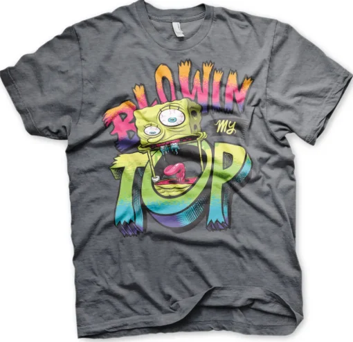 SpongeBob Blowin My Top T-Shirt