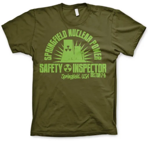Springfield Nuclear Safety Inspector T-Shirt