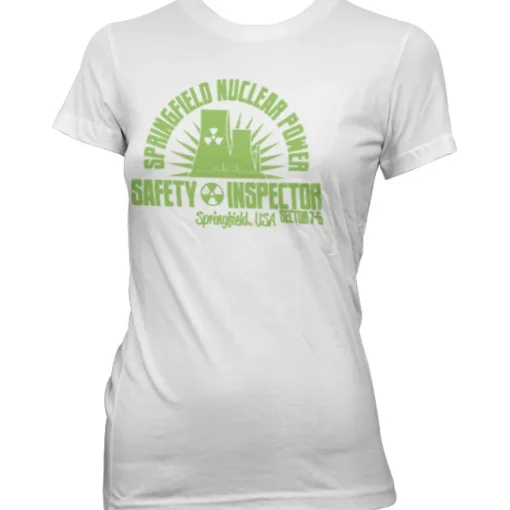 Springfield Nuclear Safety Inspector Girly T-Shirt