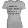 Stay Away From Me Girly Tee