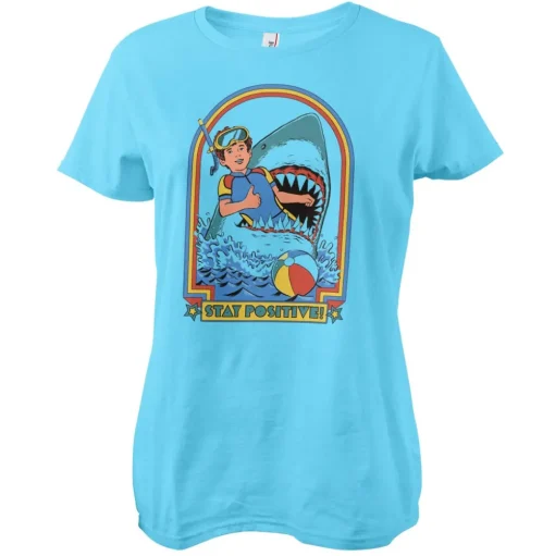 Stay Positive Girly Tee