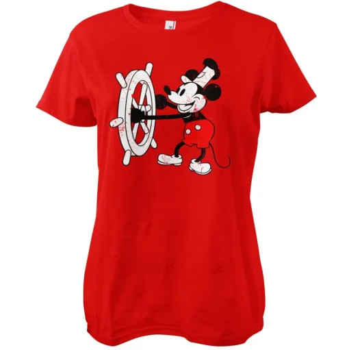 Steamboat Willie Girly Tee