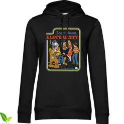 Steven Rhodes - Learn About Electricity Girly Hoodie