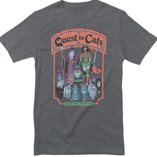 Steven Rhodes - Quest For Cats T-Shirt