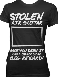 Stolen Air Guitar! Girly Tee