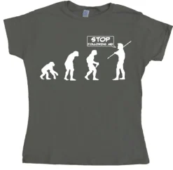 Stop Following Me! Girly T-shirt