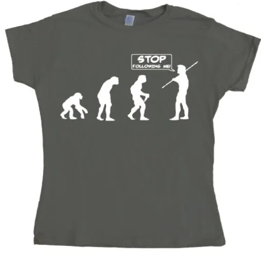 Stop Following Me! Girly T-shirt