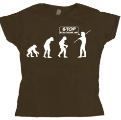 Stop Following Me! Girly T-shirt