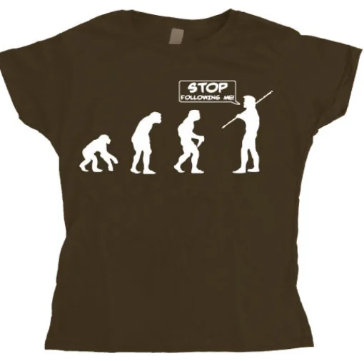 Stop Following Me! Girly T-shirt