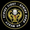 Strike First, Strike Hard, No Mercy Round Sticker