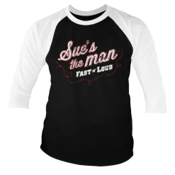 Sue's The Man Baseball 3/4 Sleeve Tee