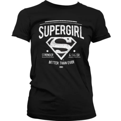 Supergirl - Strong & Faster Girly T-Shirt