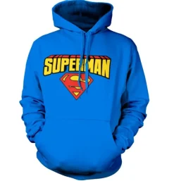 Superman Blockletter Logo Hoodie