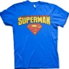 Superman Blockletter Logo T-Shirt