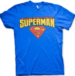 Superman Blockletter Logo T-Shirt