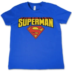 Superman Blockletter Logo Kids T-Shirt