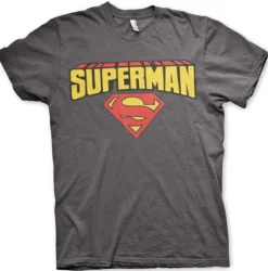 Superman Blockletter Logo T-Shirt