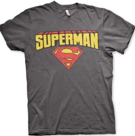 Superman Blockletter Logo T-Shirt
