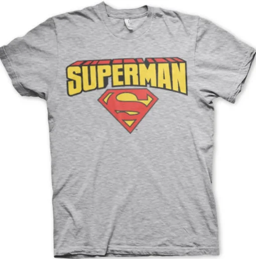 Superman Blockletter Logo T-Shirt